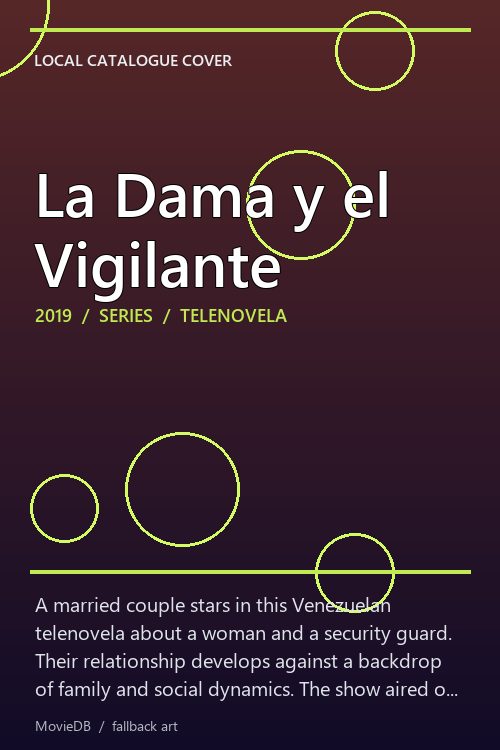 La Dama y el Vigilante poster