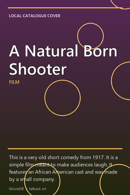 A Natural Born Shooter poster