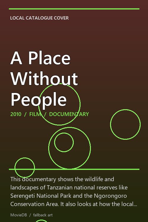 A Place Without People poster