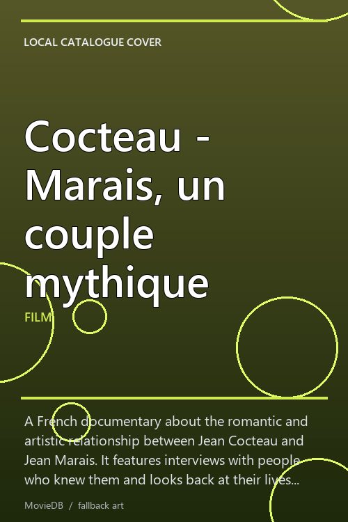 Cocteau - Marais, un couple mythique poster