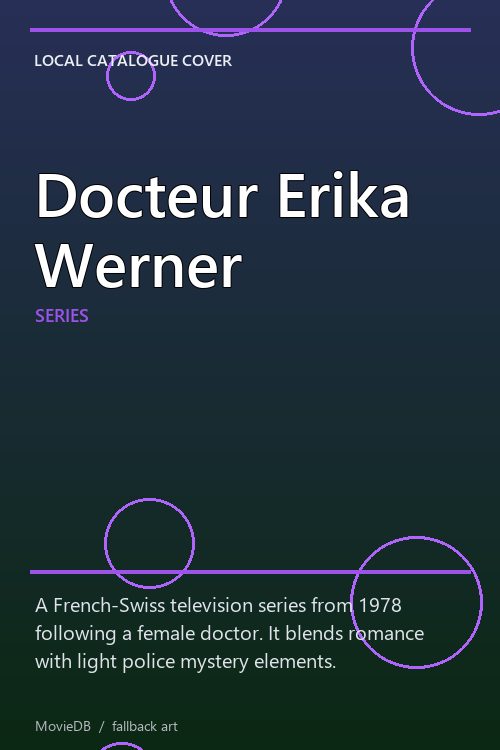Docteur Erika Werner poster