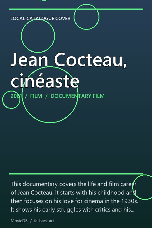 Jean Cocteau, cinéaste poster