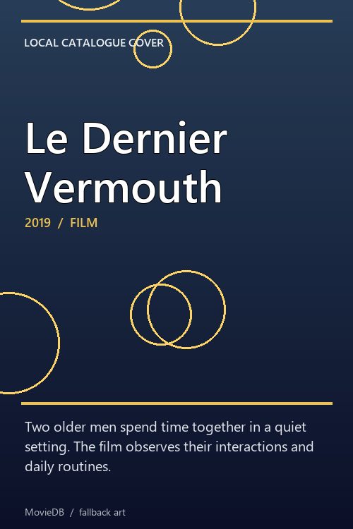 Le Dernier Vermouth poster