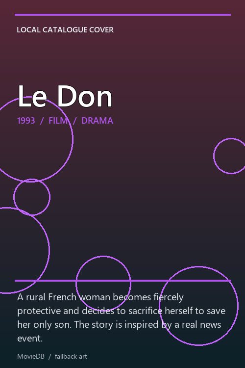 Le Don poster