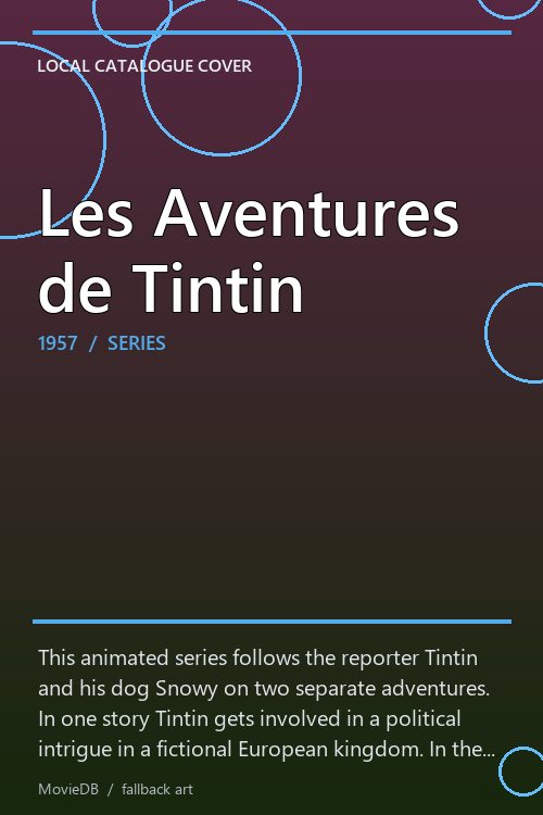 Les Aventures de Tintin poster