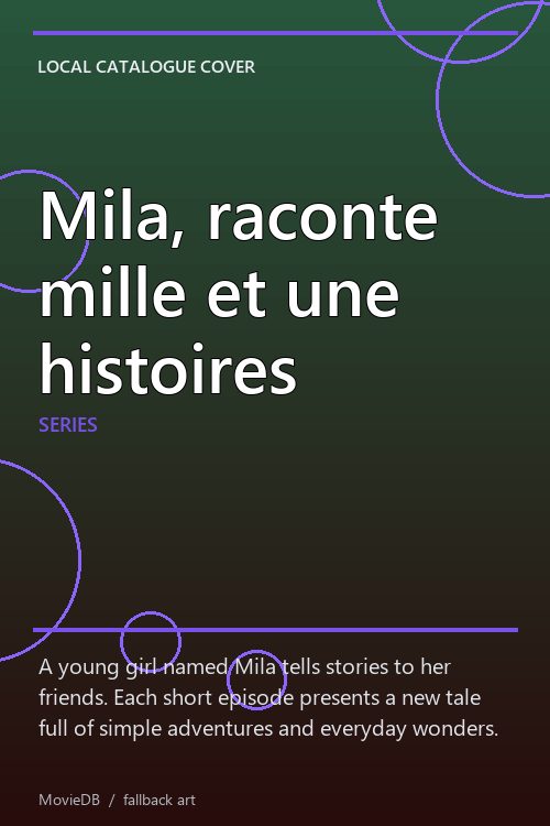 Mila, raconte mille et une histoires poster