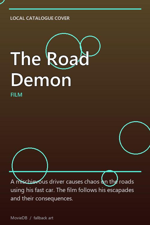 The Road Demon poster