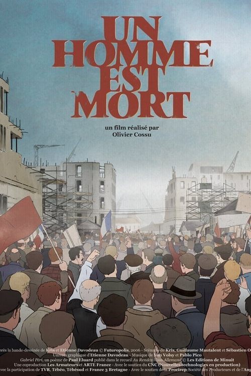 Un homme est mort poster