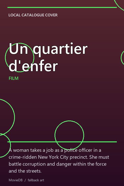 Un quartier d'enfer poster