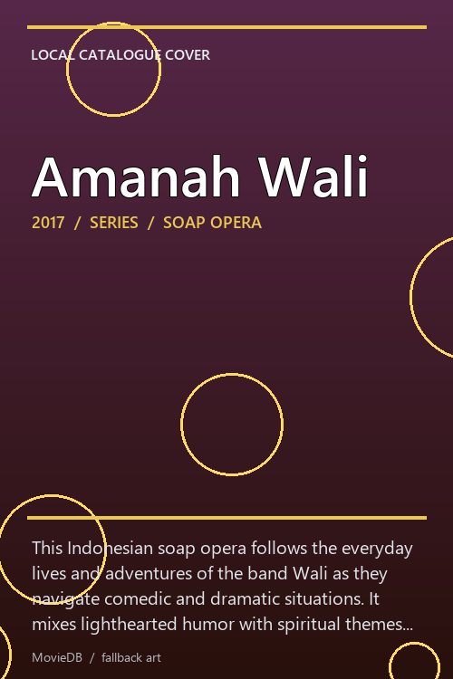 Amanah Wali poster