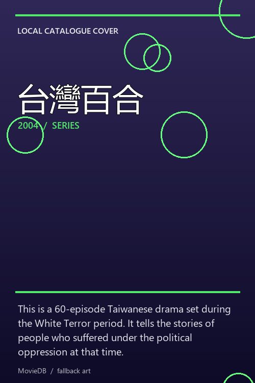 台灣百合 poster