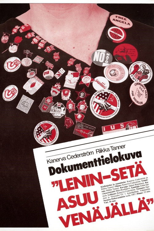 Uncle Lenin lives in Russia poster