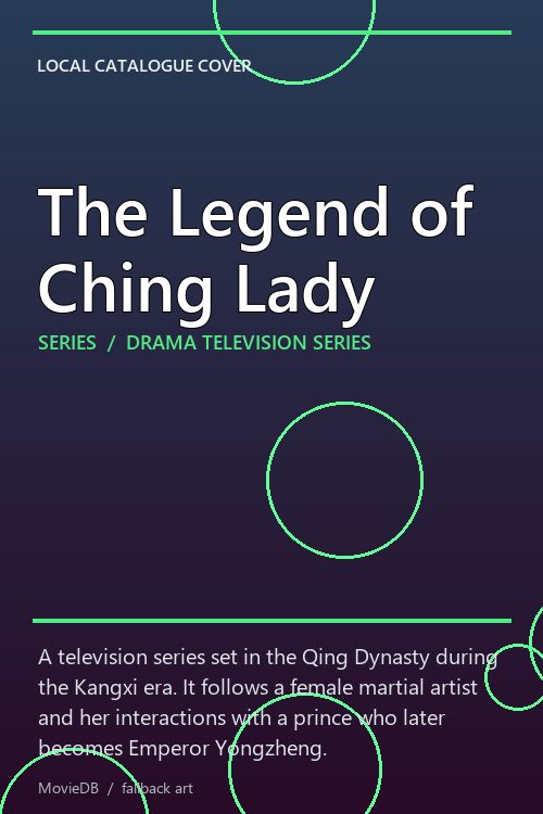 The Legend of Ching Lady poster