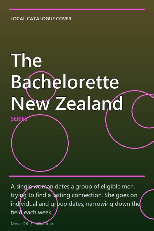 The Bachelorette New Zealand poster