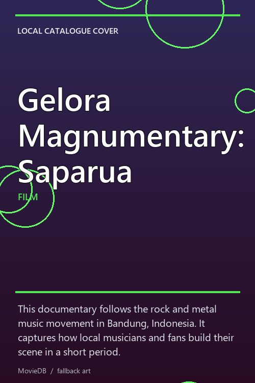 Gelora Magnumentary: Saparua poster