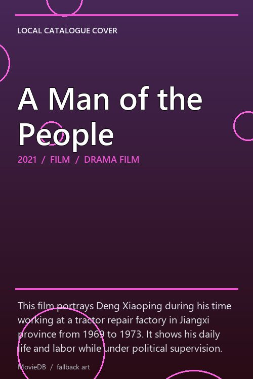 A Man of the People poster