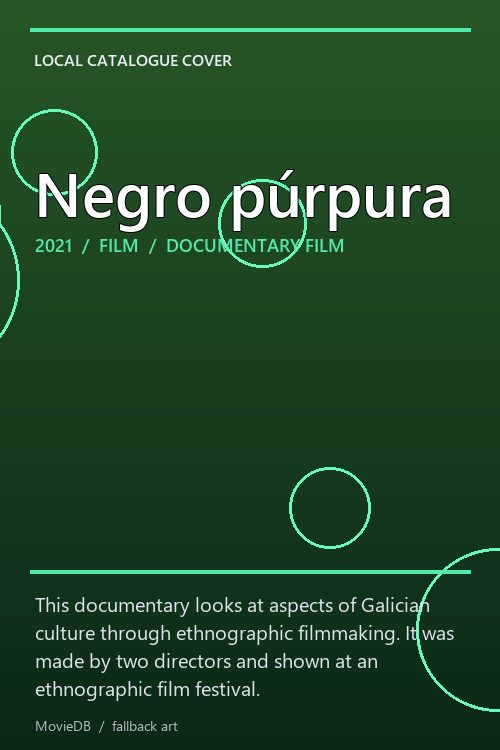 Negro púrpura poster