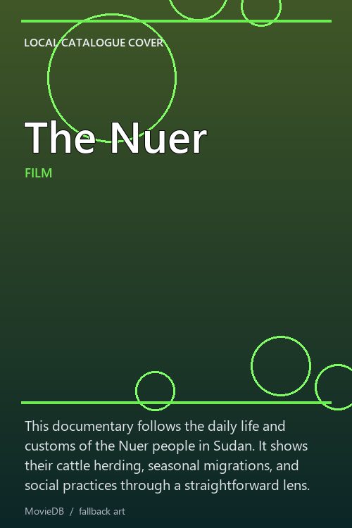 The Nuer poster