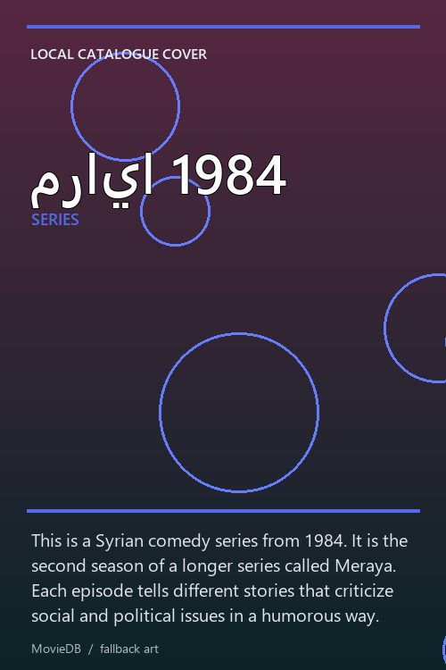 مرايا 1984 poster