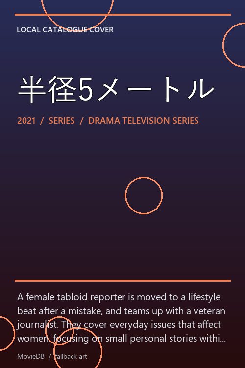 半径5メートル poster