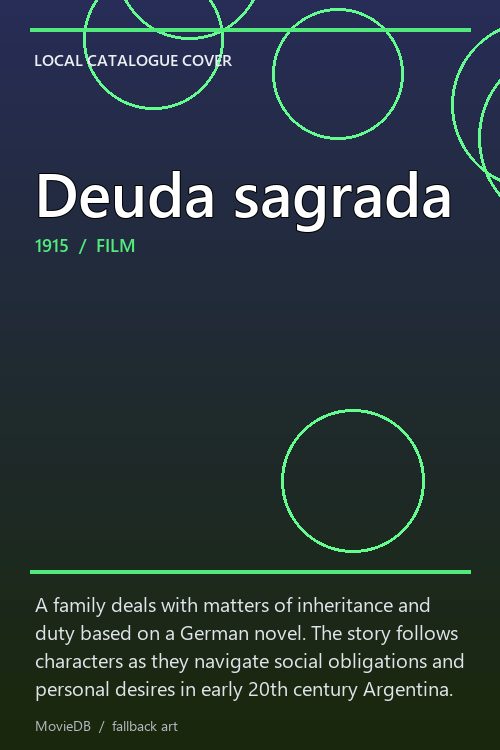 Deuda sagrada poster