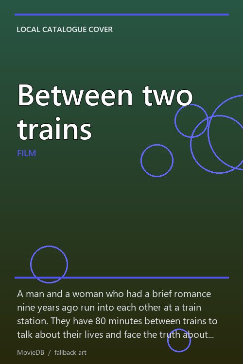 Between two trains poster