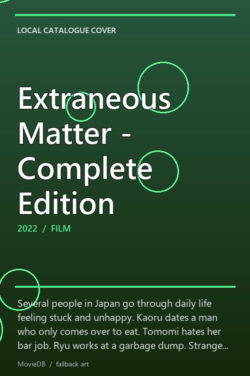 Extraneous Matter - Complete Edition poster