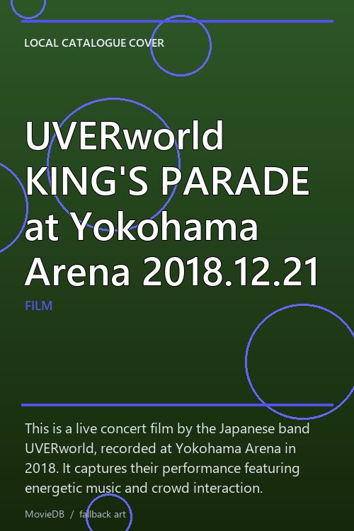 UVERworld KING'S PARADE at Yokohama Arena 2018.12.21 poster