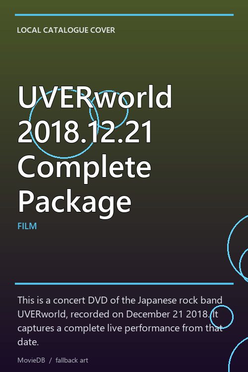 UVERworld 2018.12.21 Complete Package poster