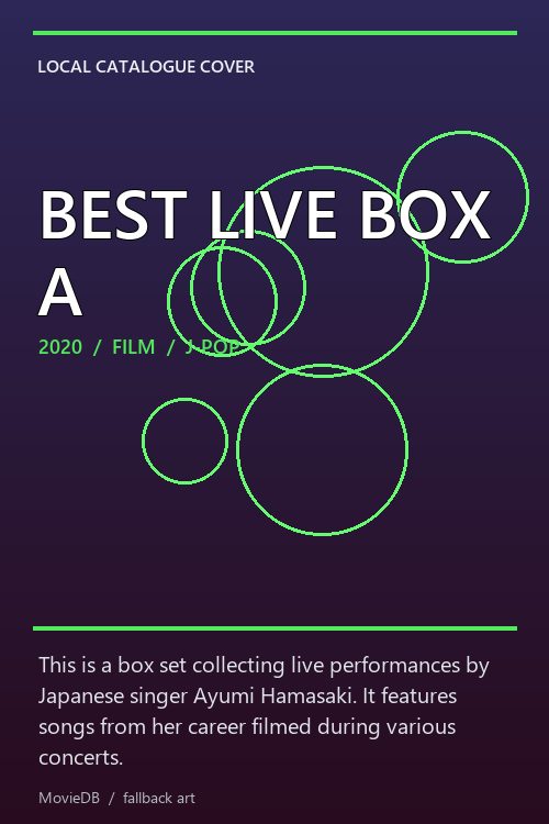 BEST LIVE BOX A poster
