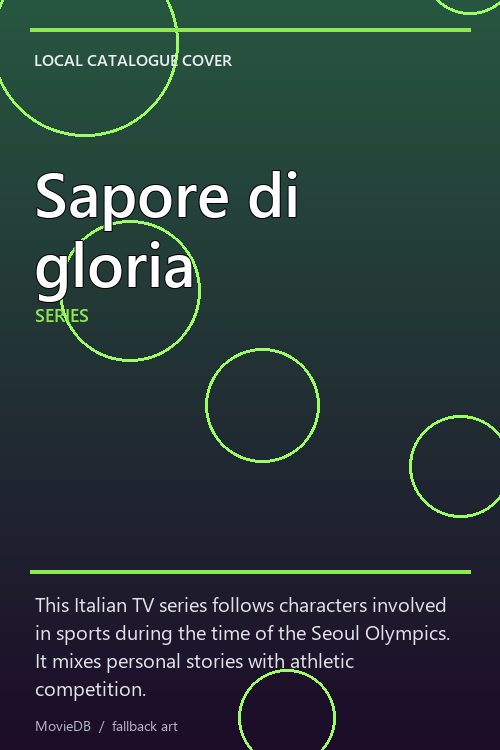 Sapore di gloria poster