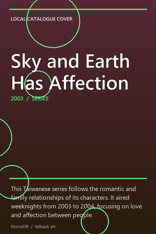 Sky and Earth Has Affection poster