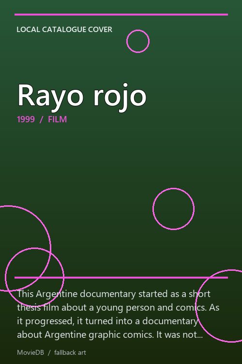 Rayo rojo poster