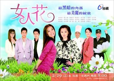 The woman is colored poster