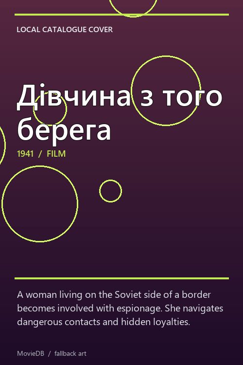 Дівчина з того берега poster