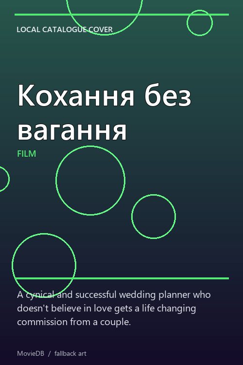 Кохання без вагання poster