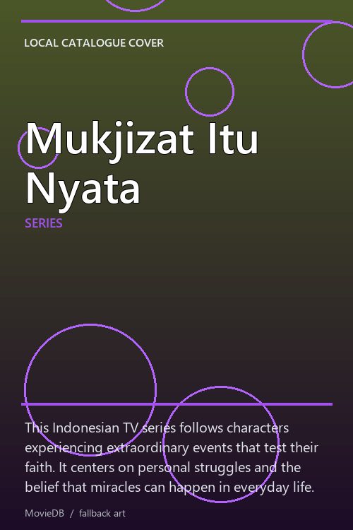 Mukjizat Itu Nyata poster