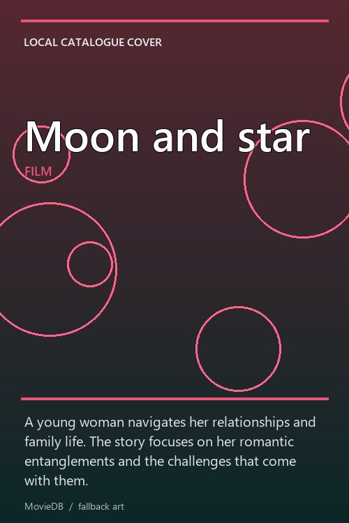 Moon and star poster