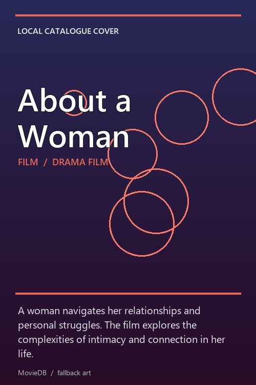 About a Woman poster