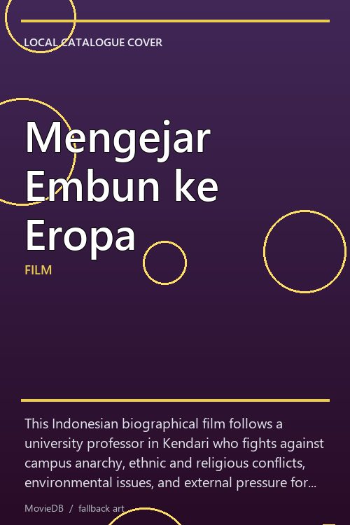 Mengejar Embun ke Eropa poster