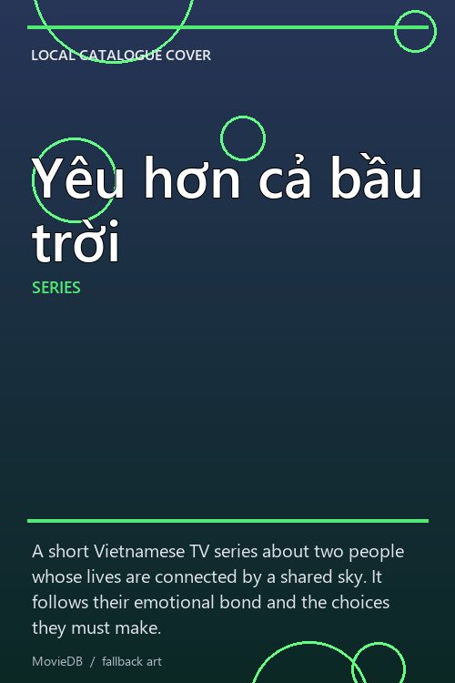 Yêu hơn cả bầu trời poster