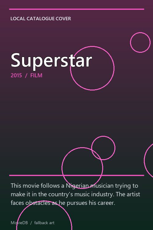 Superstar poster