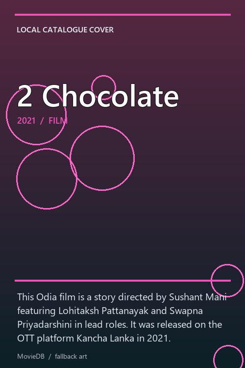 2 Chocolate poster