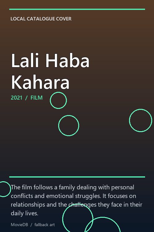 Lali Haba Kahara poster