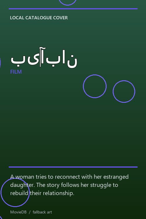 بی‌آبان poster