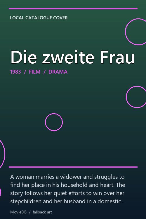 Die zweite Frau poster