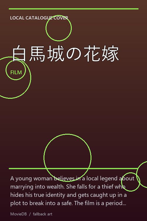 白馬城の花嫁 poster