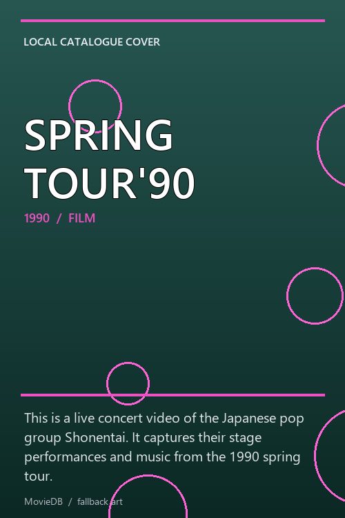 SPRING TOUR'90 poster
