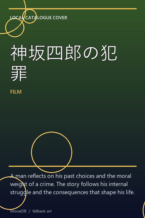 神坂四郎の犯罪 poster