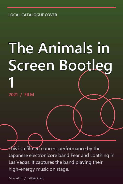 The Animals in Screen Bootleg 1 poster